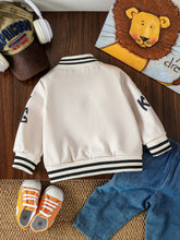 Load image into Gallery viewer, Playful Baby Sports Letter Jacket
