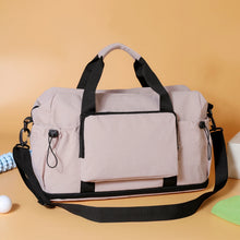 Load image into Gallery viewer, Travel Bag with Large Capacity for Short-Distance Travel, Storage Luggage Bag, Portable Lightweight Crossbody Sports and Fitness Bag for Women, Expandable and Can Be Attached to a Trolley Case
