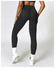 Load image into Gallery viewer, Fitness Leggings High Rise Hip Lift Brushed Soft Material For Ladies Outdoor Elastic Slim Fit Outer Wear Sports Tight Pants
