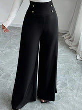 Load image into Gallery viewer, Women's Fashionable and Elegant Solid Color Wide-Leg Pants for Spring and Autumn, High-Waisted Pants
