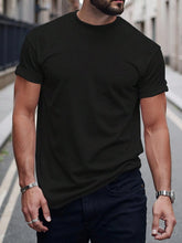 Load image into Gallery viewer, Essential Solid Cotton Casual Tee
