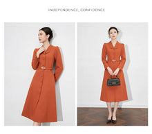 Load image into Gallery viewer, Luxury Office Lady Midi Dress
