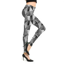 Load image into Gallery viewer, Women Leggings High Waist Cartoon Comic Beauty Print Trousers Soft Female Casual Elastic Pant
