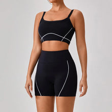 Load image into Gallery viewer, Woman Yoga Sport Outfit for Fitness Two Pieces Short Pant Sets Suits Tracksuit Sportswear Woman Gym Yoga Workout Clothes
