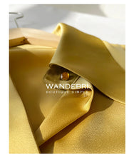 Load image into Gallery viewer, Elegant Satin Office Casual Shirt
