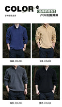Load image into Gallery viewer, 2025 Men Sweatshirt Turtleneck Half Button Pullover Male Polar Fleece Casual Basic Elegant Work Wear Winter Autumn Warm Jacket
