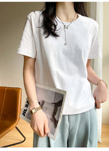 Load image into Gallery viewer, Loose Cotton Summer Tee Women
