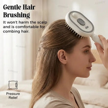 Load image into Gallery viewer, Rechargeable Hairs Massage Brush 3-in-1 Electric Spray Air Cushion Massage Comb for Frizzy Hair Scalp Care Relieve Hair Tangles
