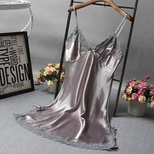 Load image into Gallery viewer, Lace V Neck Mini Nightgown
