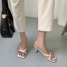 Load image into Gallery viewer, Sexy High Heels Slippers Women's Elegant Shoes Fashion Heeled Sandals for Woman Clip Toe Luxury Slippers Party Female Slides
