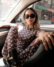 Load image into Gallery viewer, Women Jumpsuit Y2K Streetwear Moon Print Jumpsuit Elastic Long Sleeve Round Neck Autumn Sexy Fashion Bodysuit
