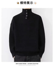 Load image into Gallery viewer, Sweater Men's Winter Turtleneck Base Layer Warm Thickened Wool Pullovers
