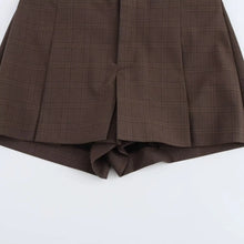 Load image into Gallery viewer, Vintage Plaid High Waist Skort
