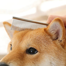 Load image into Gallery viewer, Stainless Steel Dog Comb Long Thick Hair Fur Removal Brush 16/19cm Pets Dog Cat Grooming Dematting Combs for Shaggy Dogs
