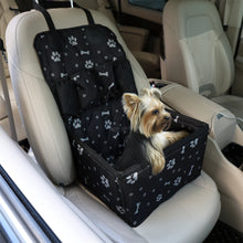 Load image into Gallery viewer, Pet Dog Car Seat with Storage Pockets Universal Pet Seat Cover for Small Medium Dogs Non-Slip Portable Travel Mat &amp; Safety Bag
