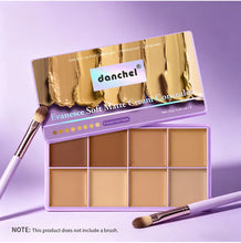 Load image into Gallery viewer, 8 Shade Soft Matte Cream Concealer Palette Full Coverage Fade Dark Circles Blemishes Waterproof Long Lasting Oil Control Makeup
