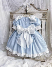 Load image into Gallery viewer, Embroidered Bow Princess Girls Dress
