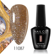 Load image into Gallery viewer, NAILCO 15ml Nail Gel Polish Semi Permanent UV Varnish Nails Art Gel Vernis Manicure TOP BASE Nails Products Supplies Equipment
