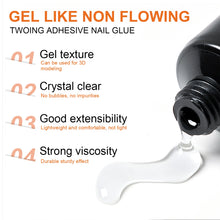 Load image into Gallery viewer, Nail Tips Glue Gel Strong Adhesive Nail Glue For False Nail Tips And Press On Nails DIY Rhinestone And Resin Gem For Nail Art
