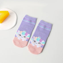 Load image into Gallery viewer, Unicorn Cartoon Kids Sock Set
