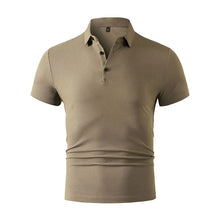 Load image into Gallery viewer, 2026 New Men's Casual and Fashionable Simple Collared Short Sleeved Polo Shirt Summer Comfortable Breathable and Versatile Top
