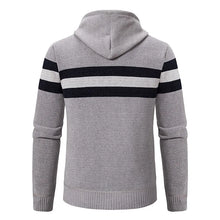 Load image into Gallery viewer, Hooded Knit Sweater Coat with Fleece Lining
