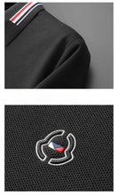Load image into Gallery viewer, Luxury Cotton Embroidered Summer Polo
