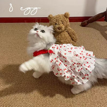 Load image into Gallery viewer, Pet Dress for Dogs &amp; Cats - Layered Cake Style Printed Clothes, Small Medium Breed Apparel, Adorable Summer Outfit
