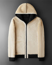 Load image into Gallery viewer, Winter Fleece Hooded Zip Jacket

