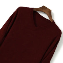 Load image into Gallery viewer, Thick Solid V-Neck Pullover
