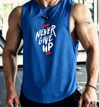 Load image into Gallery viewer, Men's Summer Fitness Muscle Sports Tank Top Breathable Moisture Wicking Loose Sleeveless Quick Dry Training T-Shirt Letter Print
