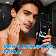 Load image into Gallery viewer, Oil Control Exfoliating Face Scrub for Men - Deep Pore Cleansing, Acne, Blackhead Removal, Oily Skin, Post-Shave, 60g
