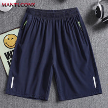 Load image into Gallery viewer, Summer Men's Shorts Cool Sportswear Running Sport Shorts Casual Bottoms Gym Fitness Training Jogging Short Pants Men Black Gray
