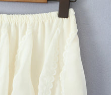 Load image into Gallery viewer, Summer Clothes Pleated Skirts Women Mini Skirts Luxury Designer Ruffle Skirts Elegant Japanese Y2k Black Lace Skirts Lace Trim
