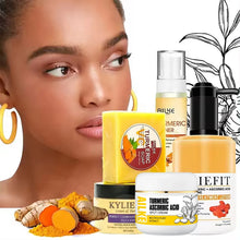 Load image into Gallery viewer, Organic Turmeric Brightening Skincare Kit
