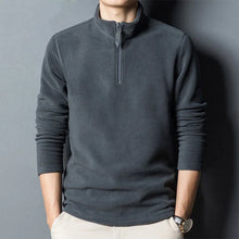 Load image into Gallery viewer, Men’s Double-Sided Fleece Stand-Collar Long-Sleeve Top
