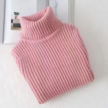 Load image into Gallery viewer, New Sweater Kids Sweaters Autumn Girls Turtleneck Sweaters 1-9Yrs Baby Boys Pullover Winter Knitted Bottoming Boys Sweaters
