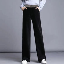 Load image into Gallery viewer, Corduroy Wide Leg Casual Pants

