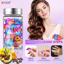 Load image into Gallery viewer, 40pcs Mix Hair Vitamin Capsules Repairing Maltreated Frizzy Hair Silky Moisturizing Hair Oil Smoothing Nourishing Hair Care
