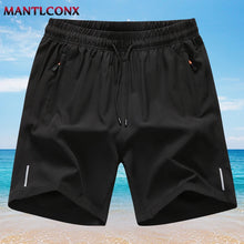 Load image into Gallery viewer, Newest Summer Shorts Men Gym Sport Running Fitness Workout Man Short Pants Breathable Quick-drying Drawstring Men's Shorts Black
