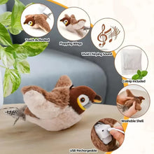 Load image into Gallery viewer, Rechargeable Chirping Bird Cat Toy
