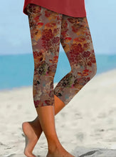 Load image into Gallery viewer, European and American Fashion Printed Tight-Fitting Leggings Suitable for Vacation/Commuting/Light Exercise/Home Use (Economical and Durable)
