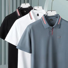 Load image into Gallery viewer, Luxury Cotton Embroidered Summer Polo
