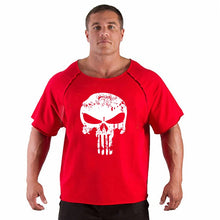 Load image into Gallery viewer, Men's T Shirts Fitness Men Bodybuilding  Shirt Batwing Sleeve Rag shirt Gym Fitness Muscle Running T shirt
