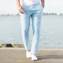 Load image into Gallery viewer, Cotton Linen Casual Straight Pants
