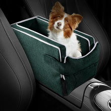 Load image into Gallery viewer, Car Center Console Pet Bed Mat   Fiber Pet Safety Seat  Essential for Cat &amp; Do Travel  Small pet car carrierNon-slip pet car s
