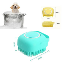Load image into Gallery viewer, Blue Yellow Shampoo Dispenser Brush
