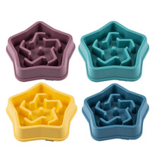 Load image into Gallery viewer, Pet Cat Dog Slow Food Bowl Fat Help Healthy Round Anti-choking Thickened And Non-slip Multiple Colors Shapes
