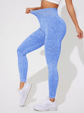 Load image into Gallery viewer, Women Vintage Leggings Gym Fitness Athletic Workout Elastic Leggins Good Elastic Yoga Pants Push Up Sports Training Tights
