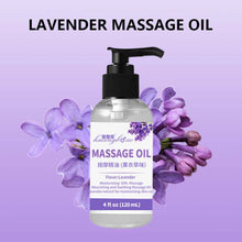 Load image into Gallery viewer, Lavender Massage Oil for Calming, Soothing and Relaxing Muscles Massage Oil for Massage Ideal Body Oil for Skin Moisturizing
